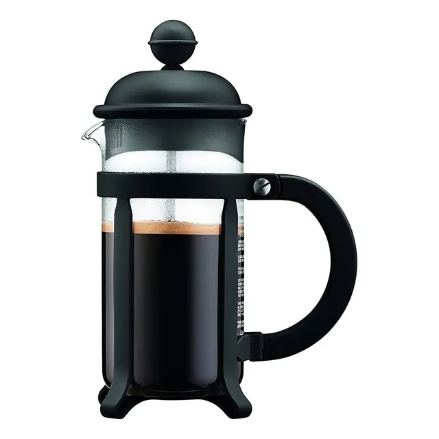 Cafetera Bodum Java 1908 semi automática negra prensa francesa