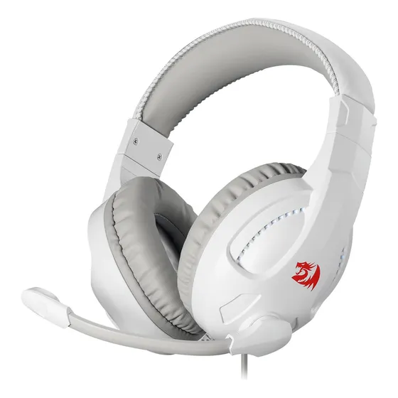 Audifonos Gamer Redragon Cronus H211-w Rgb, Conector 3.5 Color Blanco