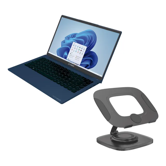 Notebook X-view V8 I3 8gb 256gb Ssd 14.1 + Soporte Giratorio Azul