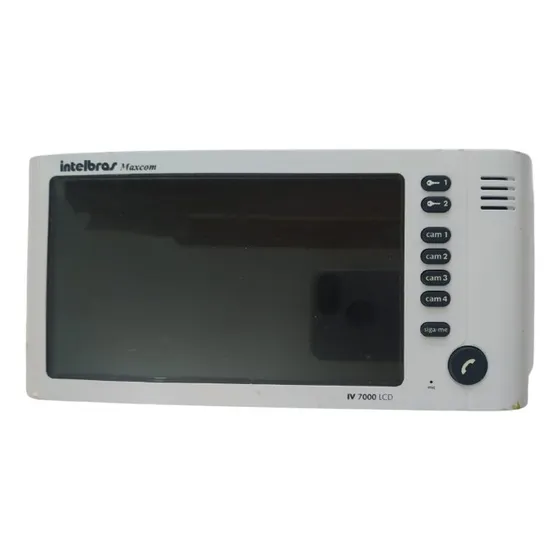 Kit Porteiro Interfone Intelbras Maxcom Iv 7000 Lcd