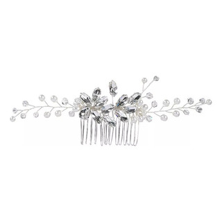 Peine Nupcial Artesanal Con Rhinestones Chinos Para Cabello Peine Nupcial Artesanal Con Rhinestones Chinos Para Cabello