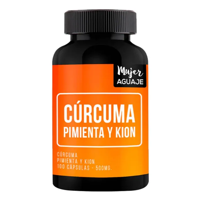 Cúrcuma, Pimienta Y Kion 500 Mg Mujer Aguaje