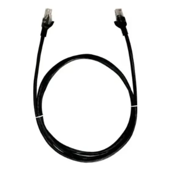 Cabo Rede Patch Cord Cat5e Rj45  2.5 Metros Preto