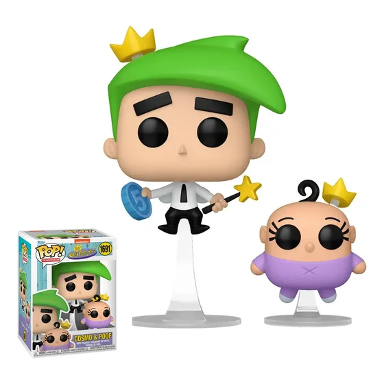 Funko Pop Los Padrinos Magicos - Cosmo Y Puff #1691