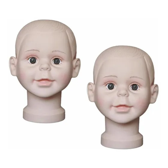 2 Peluca Cabeza Niño