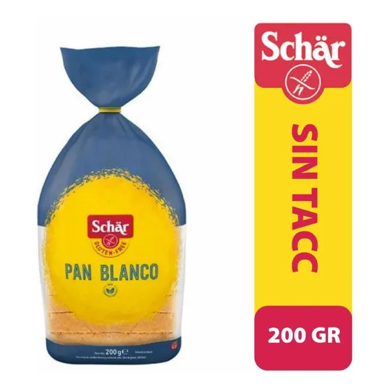 Pan Blanco Tradicional Schar 200 Gr Sin Tacc