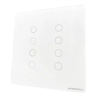 Interruptor Casa Inteligente Zigbee 8 BotÔes Touch 10a Tuya Interruptor Casa Inteligente Zigbee 8 BotÔes Touch 10a Tuya
