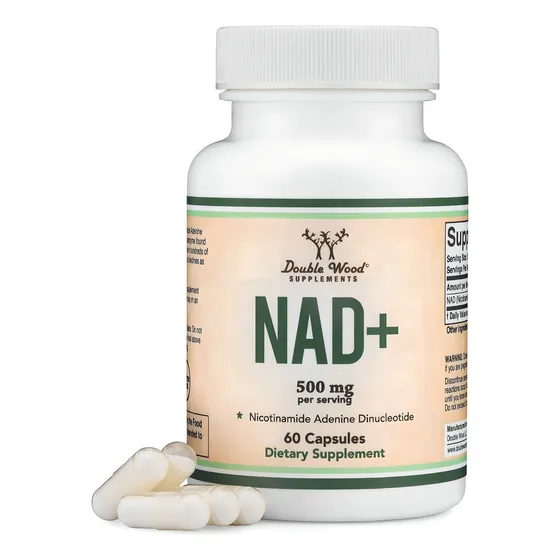 Double Wood Nad+ Nicotinamida Adenina Dinucleótido 500 Mg 60 Capsulas