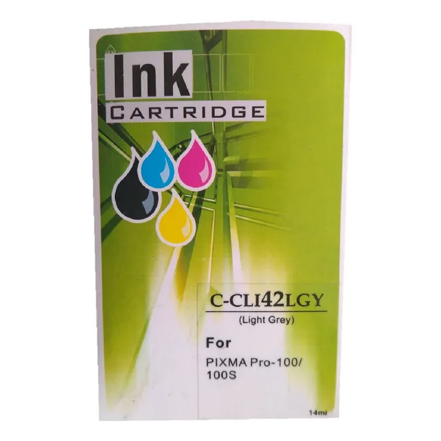 Tinta Compatible Canon Cli-42 Gris Claro Pixma Pro-100