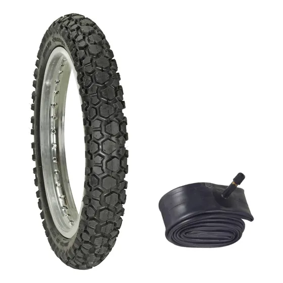 Kit Cubierta 110/80-18 F970 Hf + Camara 350-18 Hfk Reforzada