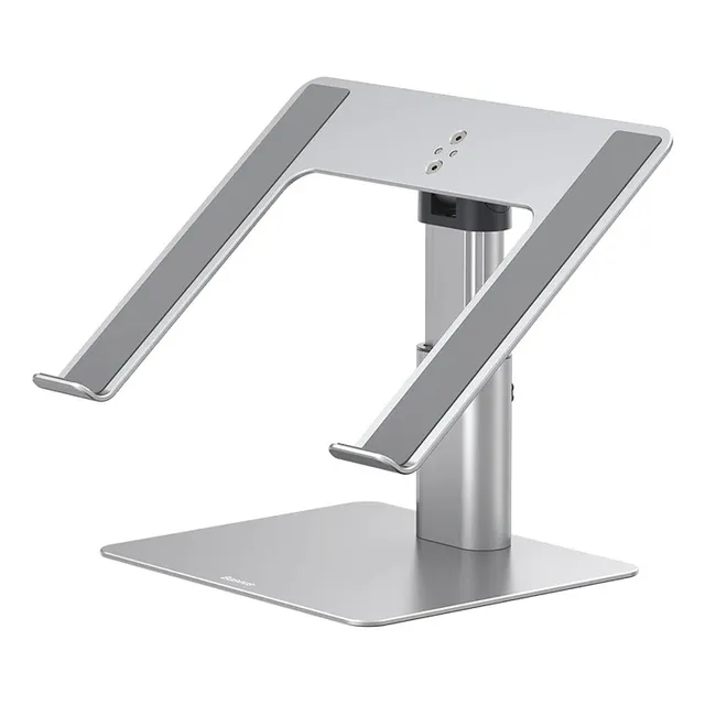 Soporte ajustable de aluminio Baseus para portátiles y MacBook, color plateado