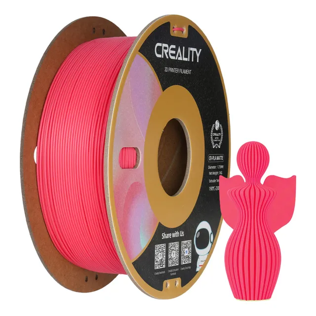 Creality Filamento Cr Pla Matte De Impresión 3d 1.75mm/1kg Color Rojo