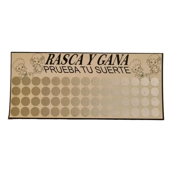 50 Planillas Rasca Y Gana De 30 Números C/u