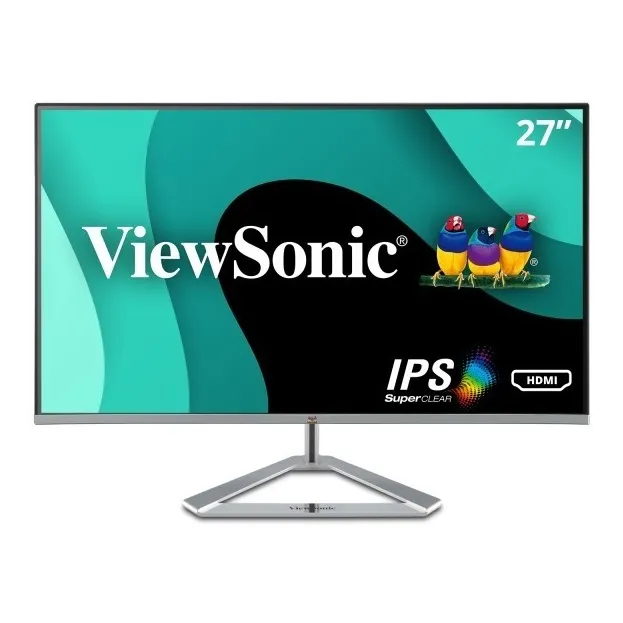 Monitor ViewSonic con pantalla de 27" 60Hz y resolución Full HD
