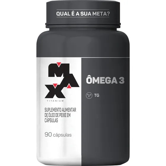 Ômega 3 (90 Caps) - Max Titanium Sabor Sem Sabor