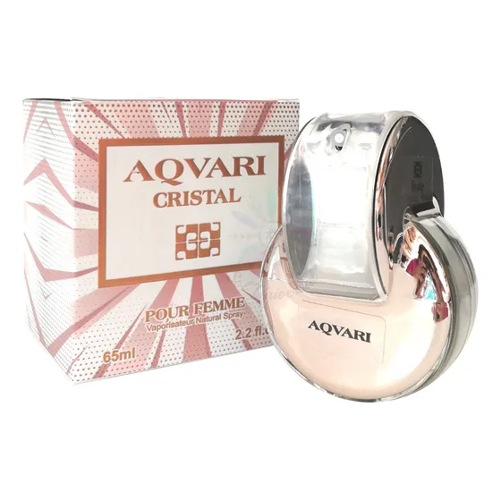 Perfume Aqvari Cristal Prestige Sol Universal Amaderado Flor