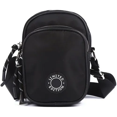 Bandolera Canva Denver  Color Negro