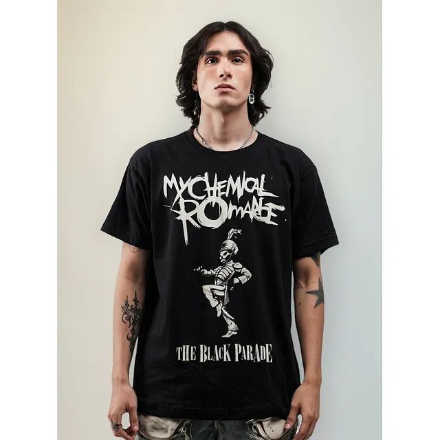 Camiseta My Chemical Romance Mcr Black Parade Rock Activity
