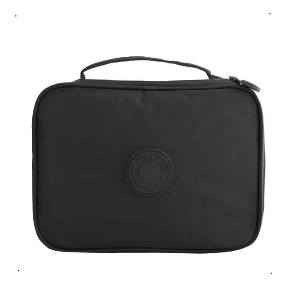 Estojo Escolar Svg Jumbo Escolar C/ Alça Box 100 Pens Cor Preto Liso