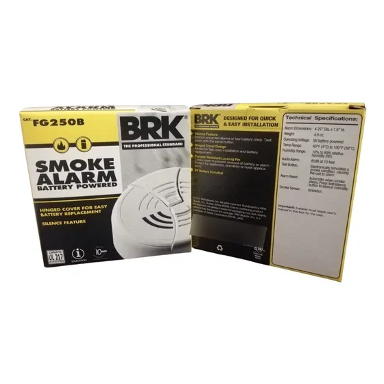 Detector De Humo Brk Smoke Alarm Fg250b
