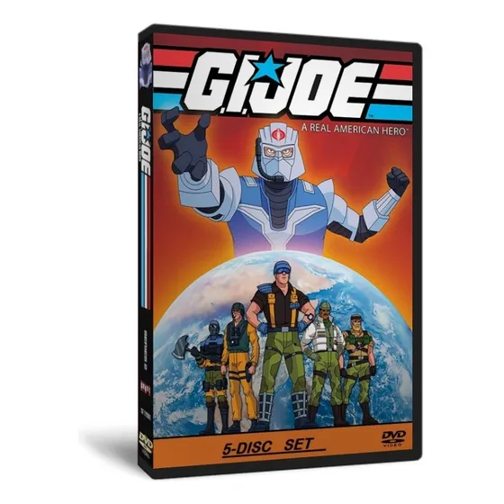 Dvd G I Joe Comandos Em Ação - Desenho 45 Ep - 5 Discos