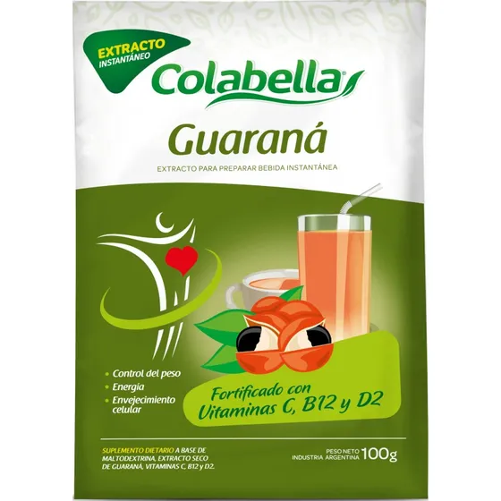 Guarana En Polvo Natural P Infusion Mas Vitaminas Colabella