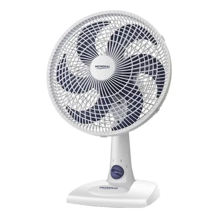 Ventilador De Mesa Mondial Maxi Power Nv-15 6p 30 Cm Branco 220v Azul 6