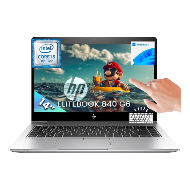Laptop Hp Elitebook Táctil Core I5 8th 16gb Ram 512gb Ssd
