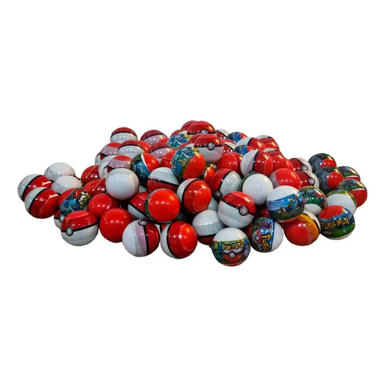 48 Un Mini Pokebola Com Miniaturas Pokémon Lacrada Surpresa