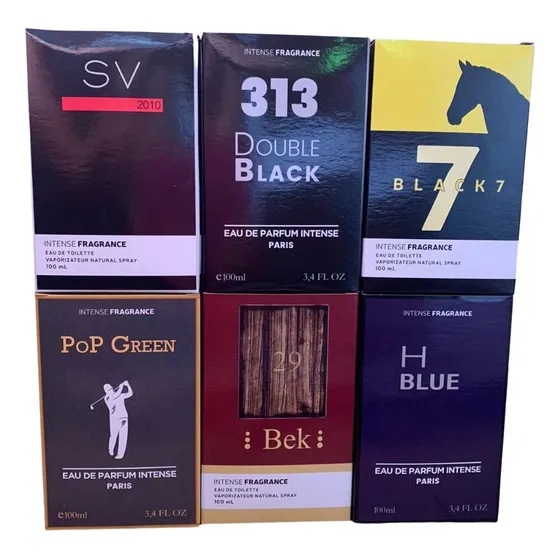 10 Perfumes 100ml Intense Fragance Bio Raiz Atacado Revenda 