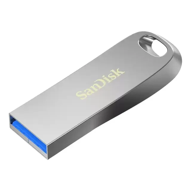 Pendrive Sandisk 128gb Usb 3.1 Ultra Luxe Metal Pen 128 Gb Color Plateado