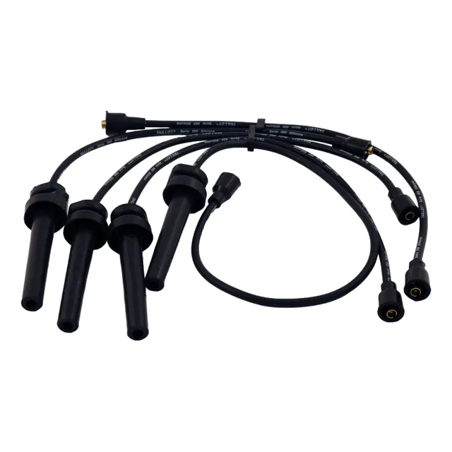 Cables De Bujia Peugeot 504 2 0 Bobina Larga C/ Pipas P/ Gnc