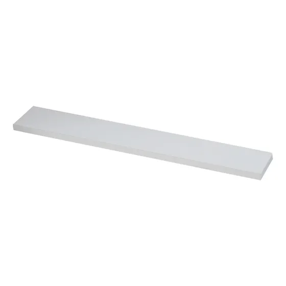 Prateleira Reta Mdf Branca Com Suporte Invisível 120x20