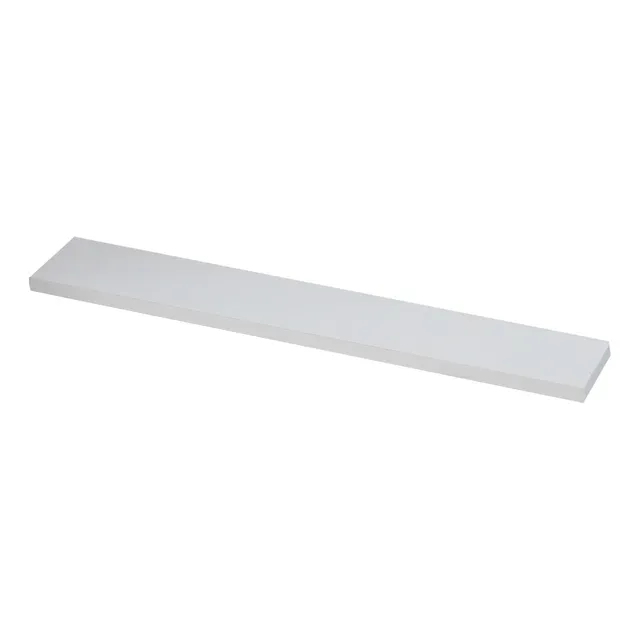 Prateleira Reta Mdf Branca Com Suporte Invisível 120x20