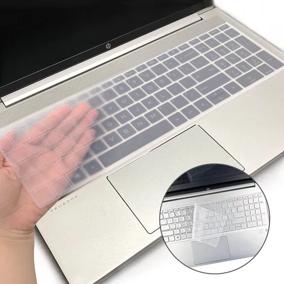 Protector De Teclado Laptop Silicona Para Hp 15.6 Pulgadas