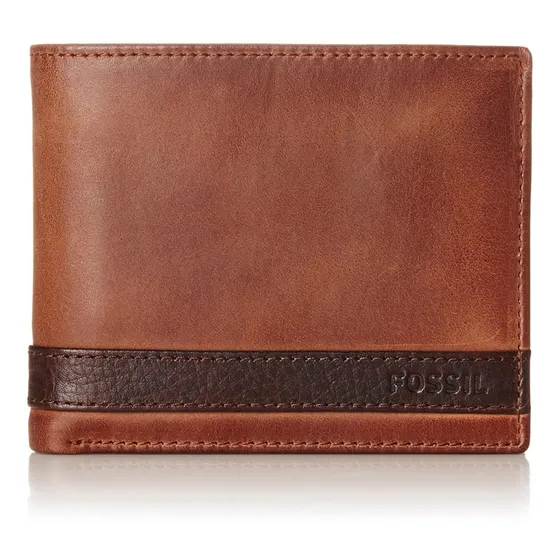 Billetera Fossil Caballero Quinn Large Con Monedero Bifold
