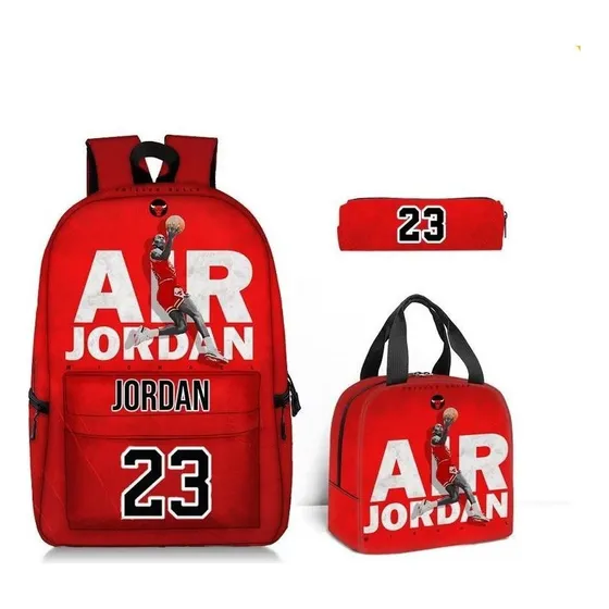 Conjunto De Mochila Casual De Basquete Kobe Brayant 3 Peças