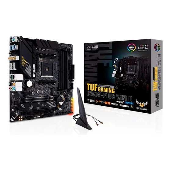 Tarjeta Madre Asus Tuf Gaming B550m-plus Wi-fi Ii Am4 Ddr4 M