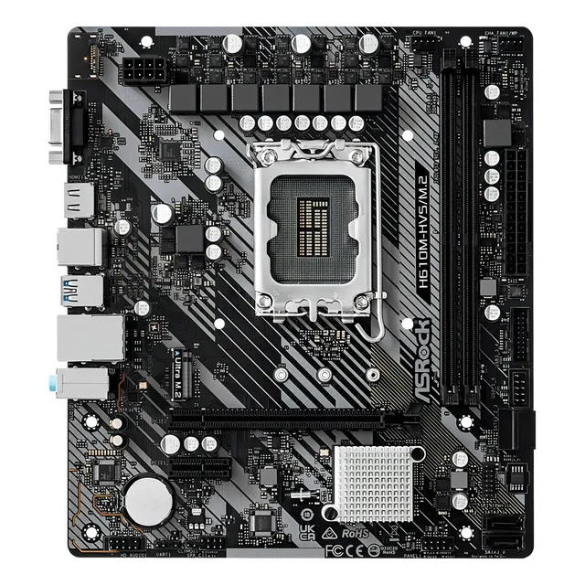 Placa madre Asrock H610m-Hvs/m.2, Ddr4, Lga1700, Micro Atx