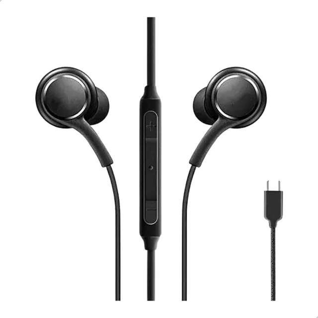 Fone De Ouvido Com Fio Tipo C Compatível C/ Samsung Motorola