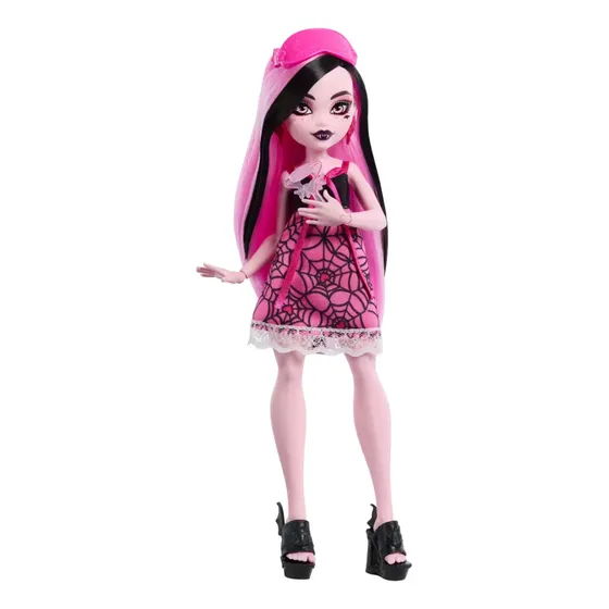 Boneca Monster High Pijama Draculaura Articulada De Presente