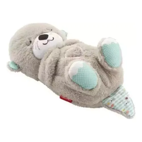 1pc De Nutria De Peluche Con Sonido Y Luces Color Gris