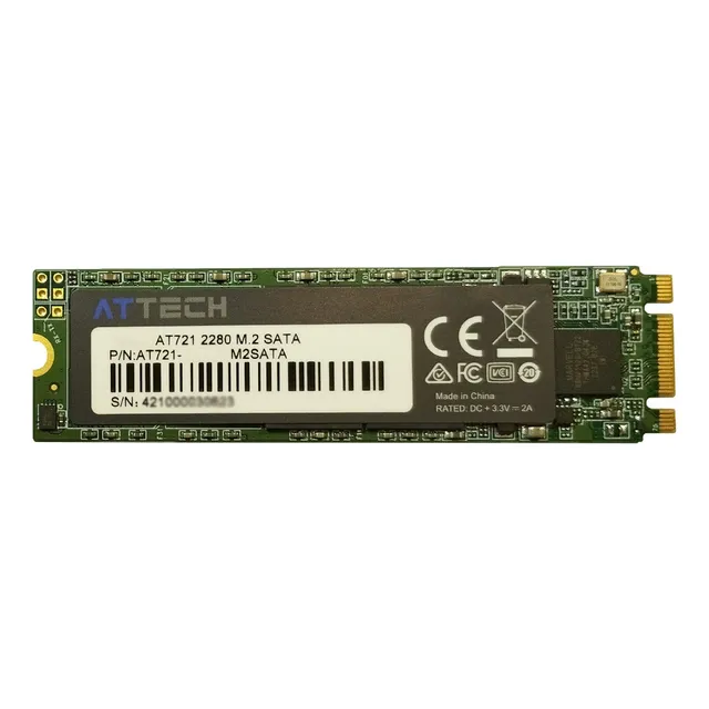 Disco Sólido Ssd Interno M.2 Sata Attech At721 256gb Negro