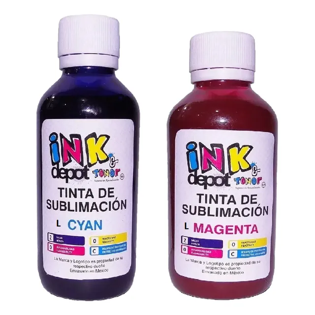 1 Frasco 120 Ml. Tinta Sublimación Light Magenta O Ligh Cyan