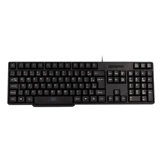 Teclado Multilaser Slim Usb Preto Tc213