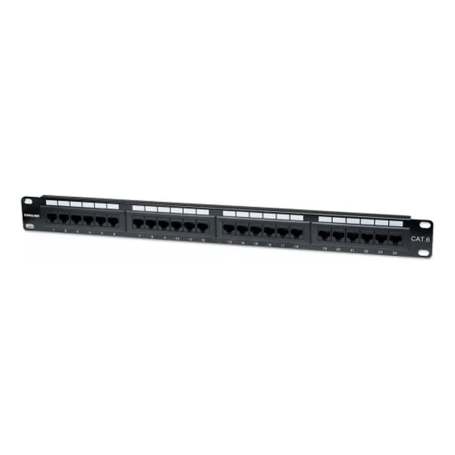 Panel De Parcheo Cat6 24 Puertos Utp Intellinet 520959