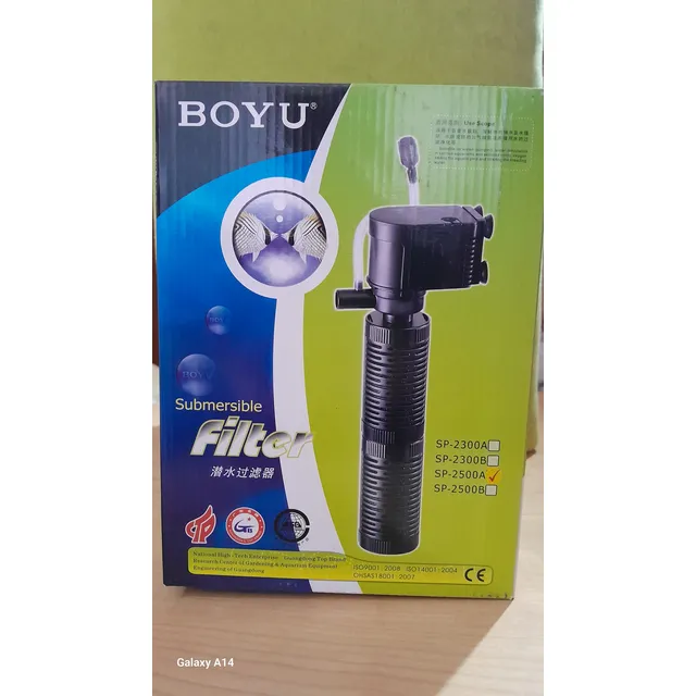 Filtro Sumergible Boyu Sp2500a Acuarios