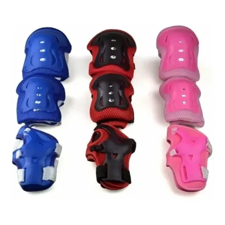 Set Proteccion De Niños 6 Piezas Patines Roller Skate Deport