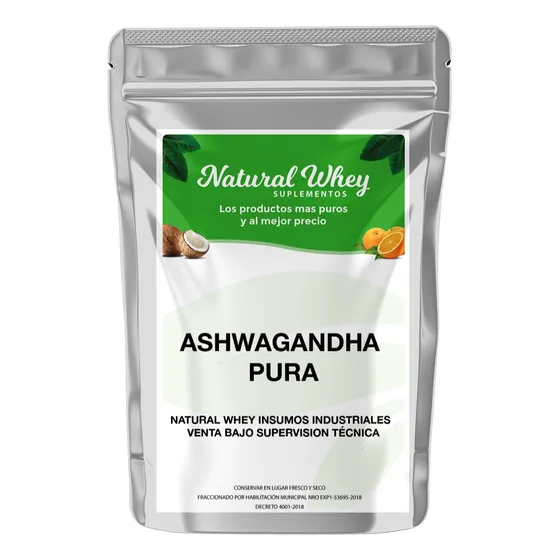 Ashwagandha Pura X 10g Suplemento En Polvo Natural Whey