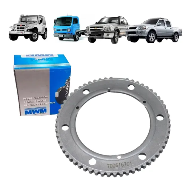 Roda Fônica Virabrequim Motor Mwm Sprint S10 2.8 Maxxforce
